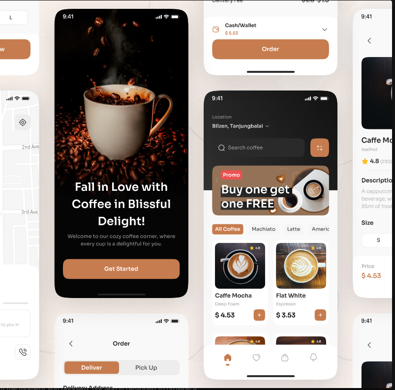 Logo thumbnail of the project: Coffee Shop - React Native Coffee E-Commerce App